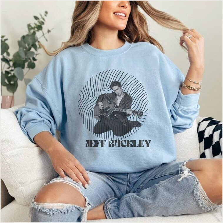 Jeff Buckley Sweatshirt Grace Album Sweatshirt Gifts For Him Merch Apparel - Lilybirchmarket