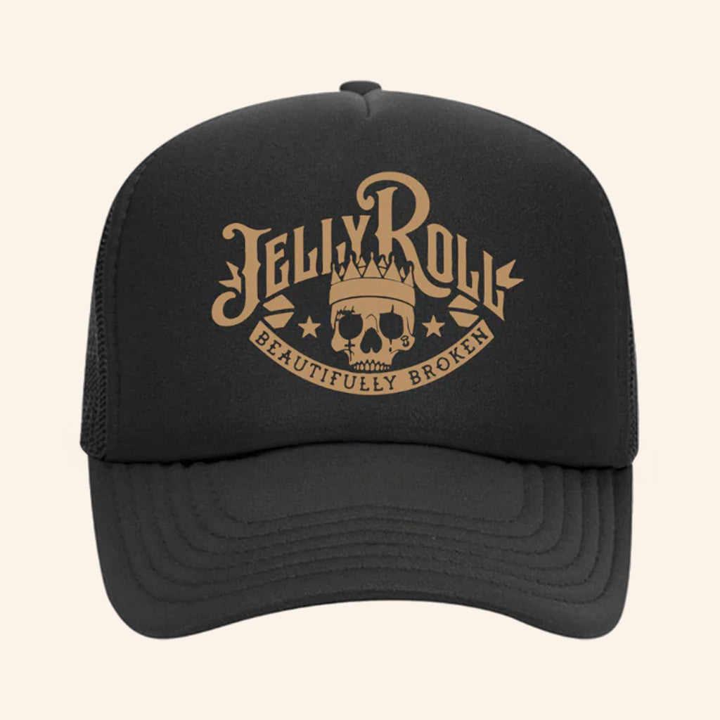 Jelly Roll Merch Beautifully Broken Trucker Hat Presents For Hip Hop Lovers - Lilybirchmarket