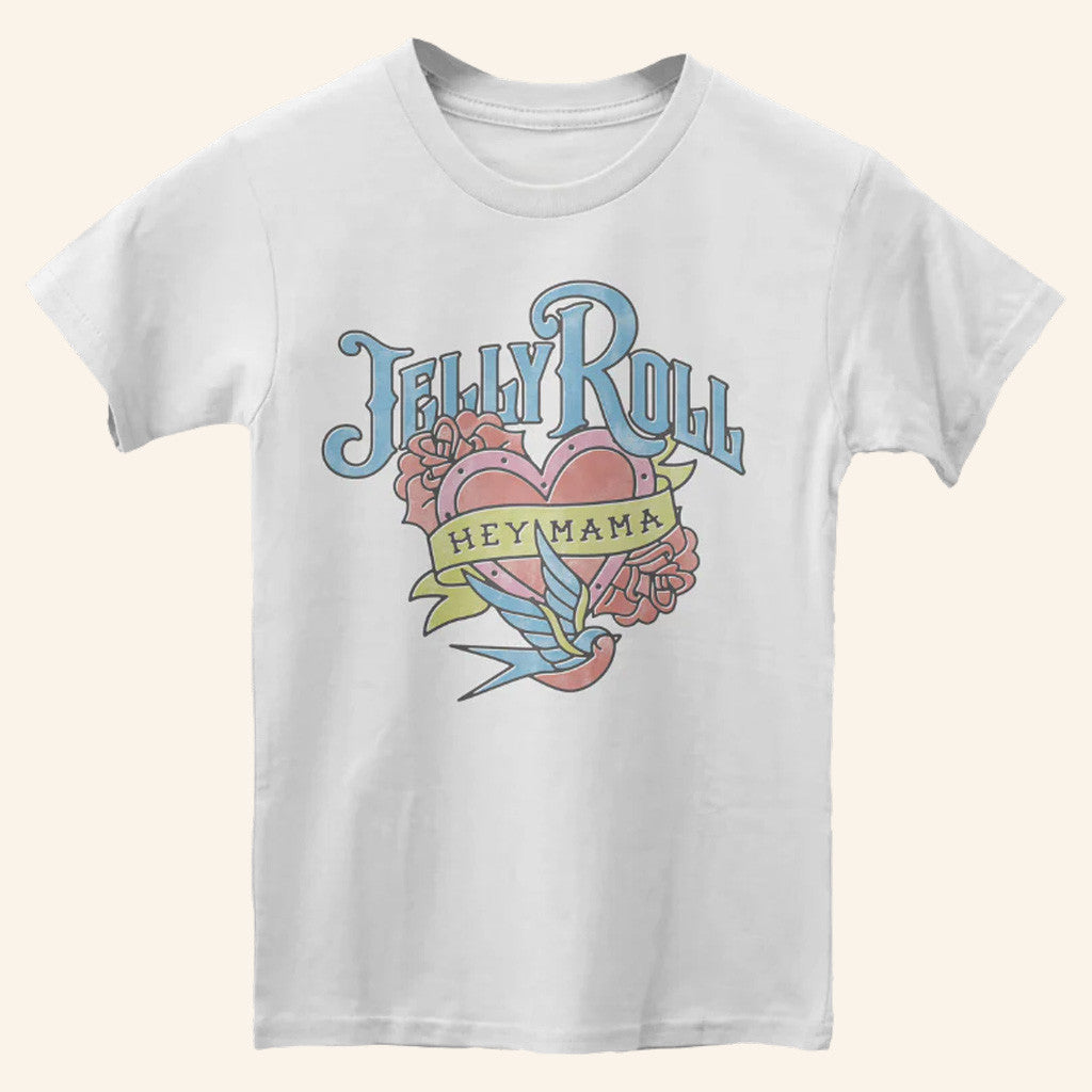 Jelly Roll Merch Hey Mama T-Shirt Gift Ideas For Hip Hop Lovers - Lily Birch Market