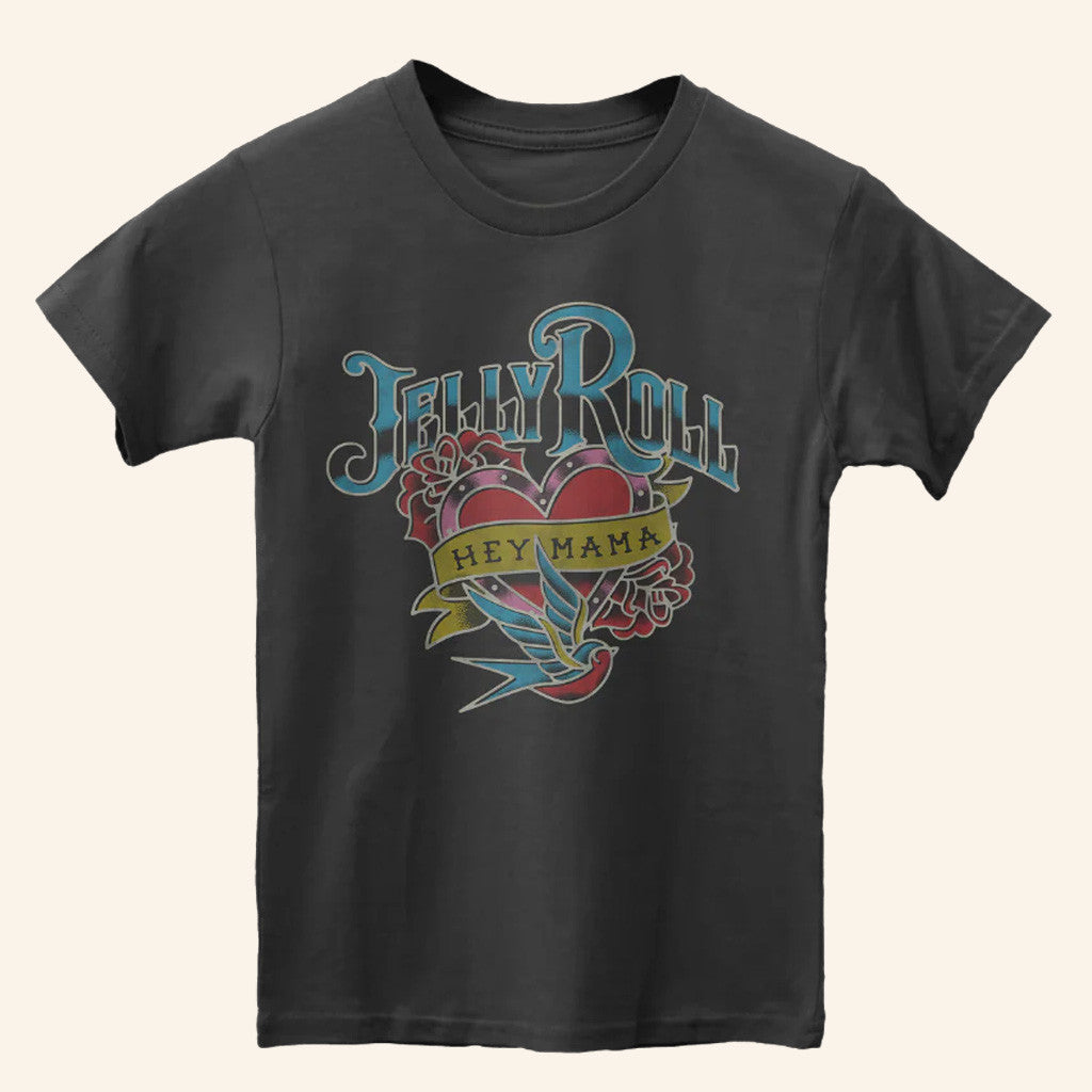 Jelly Roll Merch Hey Mama T-Shirt Unique Birthday Gifts For Son - Lily Birch Market