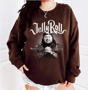 Jelly Roll Sweatshirt Retro Jelly Roll Sweatshirt Gifts For Friends Merch Clothing - Lilybirchmarket
