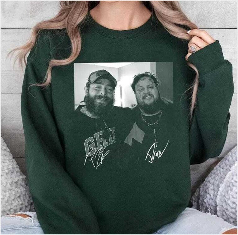 Jelly Roll Vintage 90S Sweatshirt, Posty Concert Tour Sweatshirt, Beautifully Broken Sweatshirt, Jelly Roll Rapper Sweatshirt Men Women Gifts For Sister - Lilybirchmarket