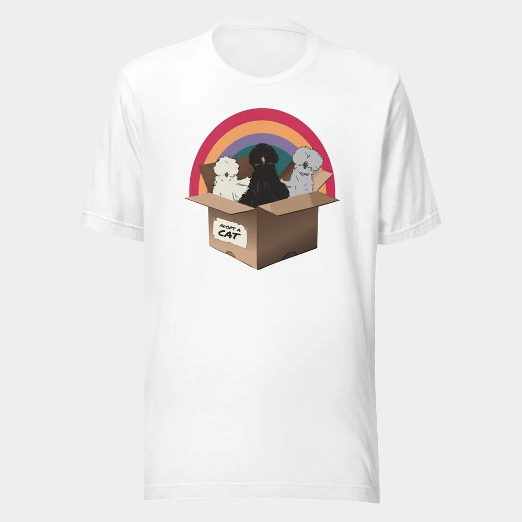 Jen Hamilton Merch Adopt A Cat T-Shirt Cute Gifts For Best Friends - Lily Birch Market