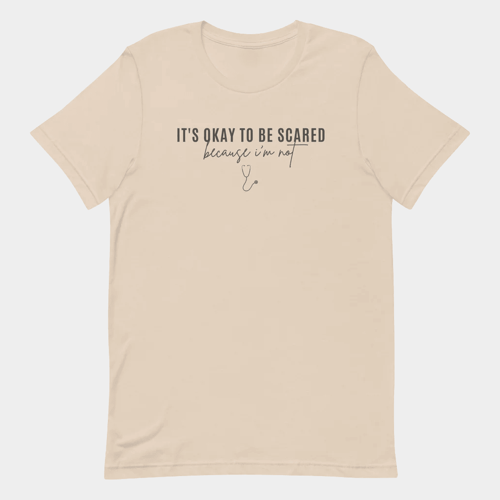 Jen Hamilton Merch It's Okay To Be Scared Because I'm Not T-Shirt Gifts For Besties - Lily Birch Market