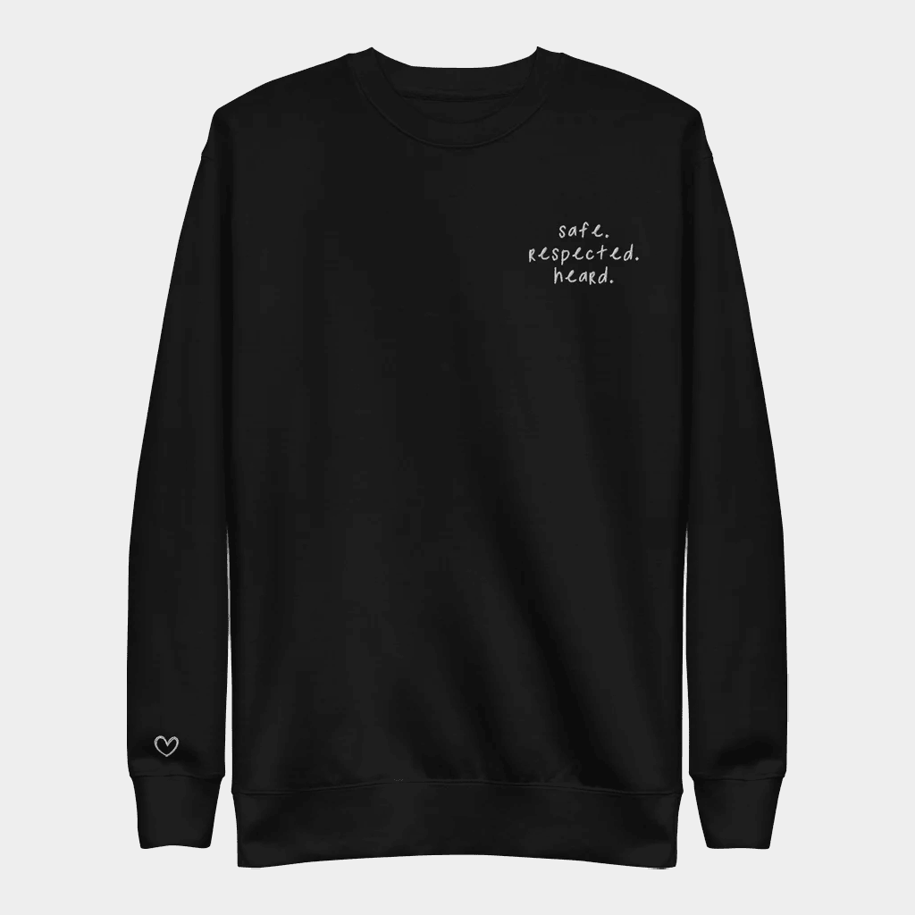 Jen Hamilton Merch Safe Respected Heard Sweatshirt Gifts For Brother - Lilybirchmarket