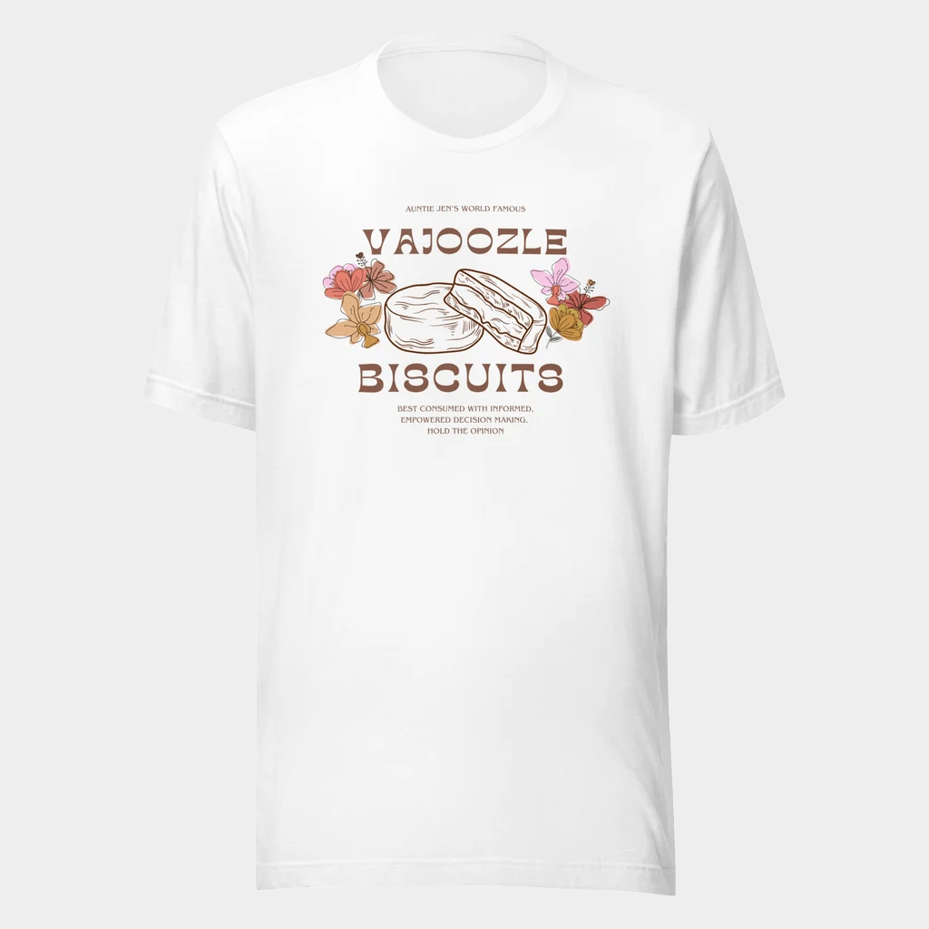 Jen Hamilton Merch Vajoozle Biscuit T-Shirt Birthday Gift For Girlfriend - Lily Birch Market