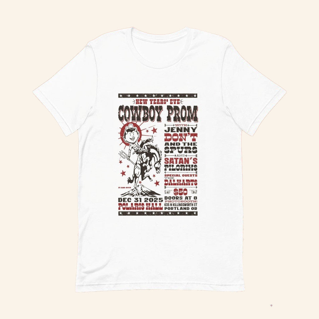 Jenny Don't And The Spurs And Satan's Pilgrims 12 31 2025 Portland NYE T-Shirt Fan Merch - Lily Birch Market