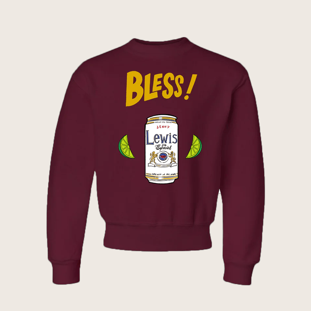 Jenny Lewis Merch Bless Sweatshirt Christmas Present Ideas For Her - Lilybirchmarket
