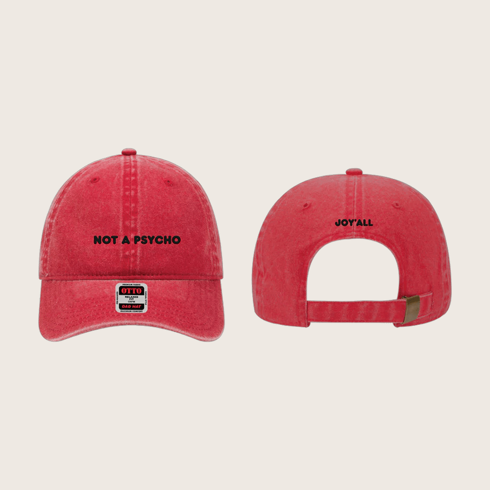 Jenny Lewis Merch Not A Psycho Embroidered Hat Christmas Presents For Boyfriend - Lilybirchmarket