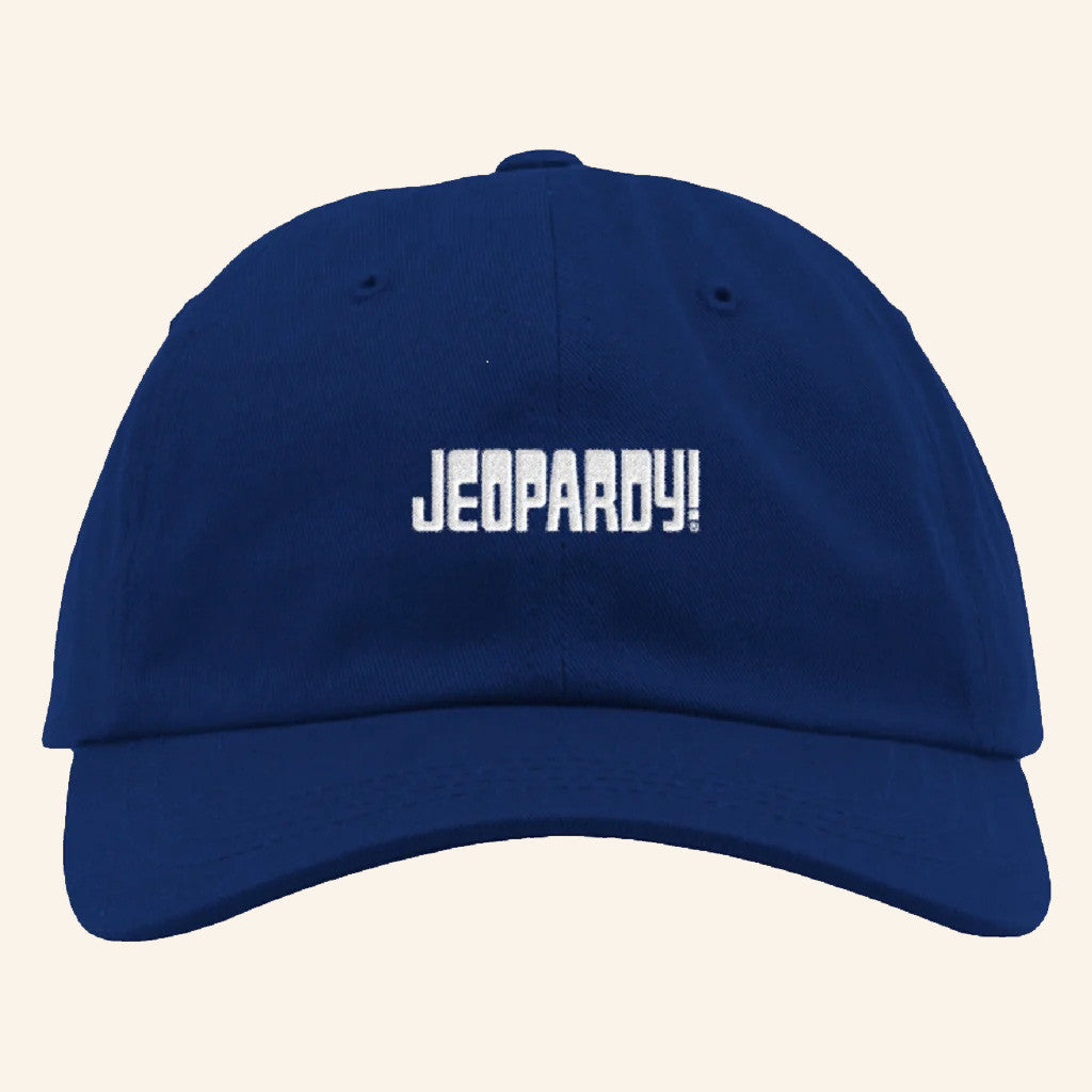 Jeopardy Merch Jeopardy Logo Hat Embroidered Birthday Present For Husband - Lilybirchmarket
