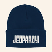 Jeopardy Merch Jeopardy Navy Logo Beanie Birthday Gifts For Boyfriend - Lilybirchmarket