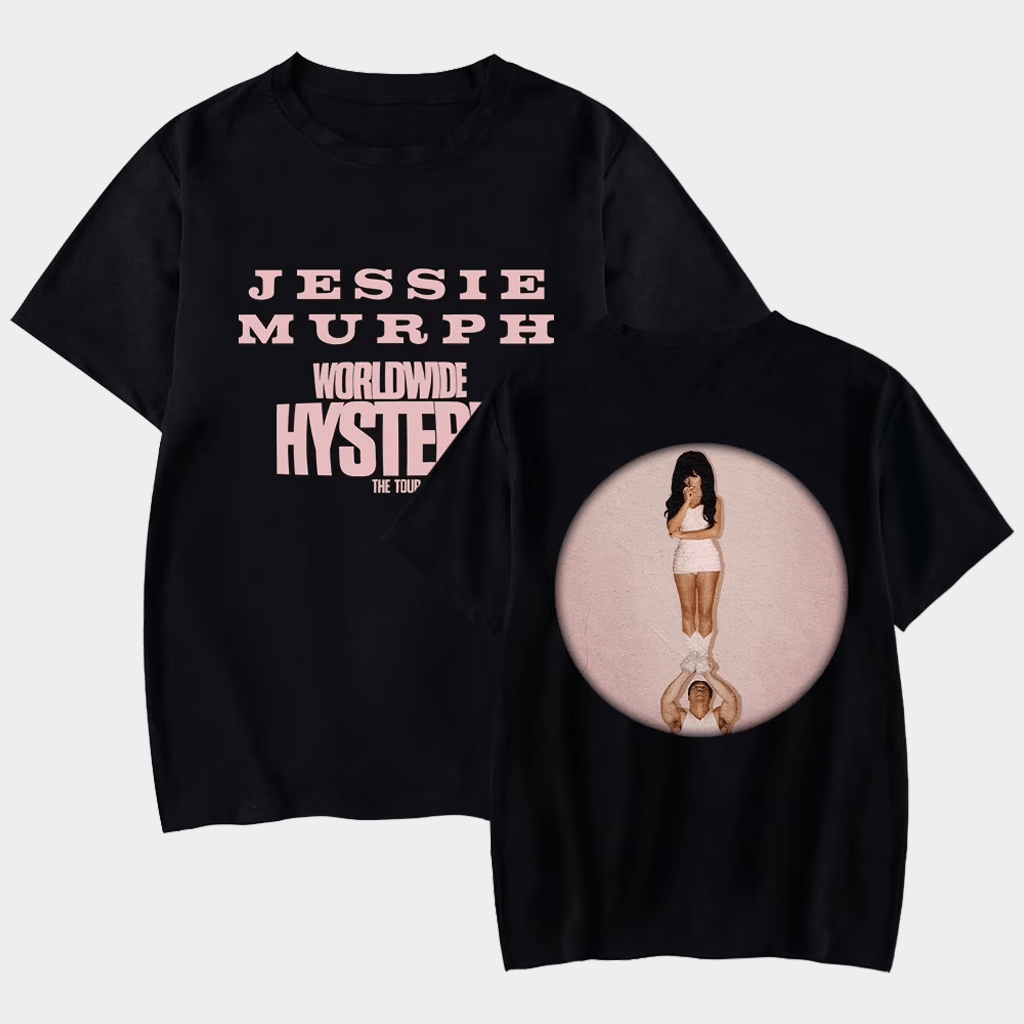 Jessie Murph Merch Worldwide Hysteria The Tour T-Shirt Gifts For Music Lovers - Lily Birch Market
