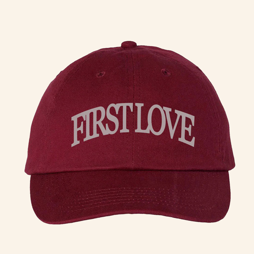 Jesus Image Merch Embroidered First Love Hat Christmas Gift Ideas For Husband - Lilybirchmarket