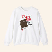 Jesus In The Street Merch Crack This Not Drugs Bible Crewneck Sweatshirt Gifts For Brother - Lilybirchmarket