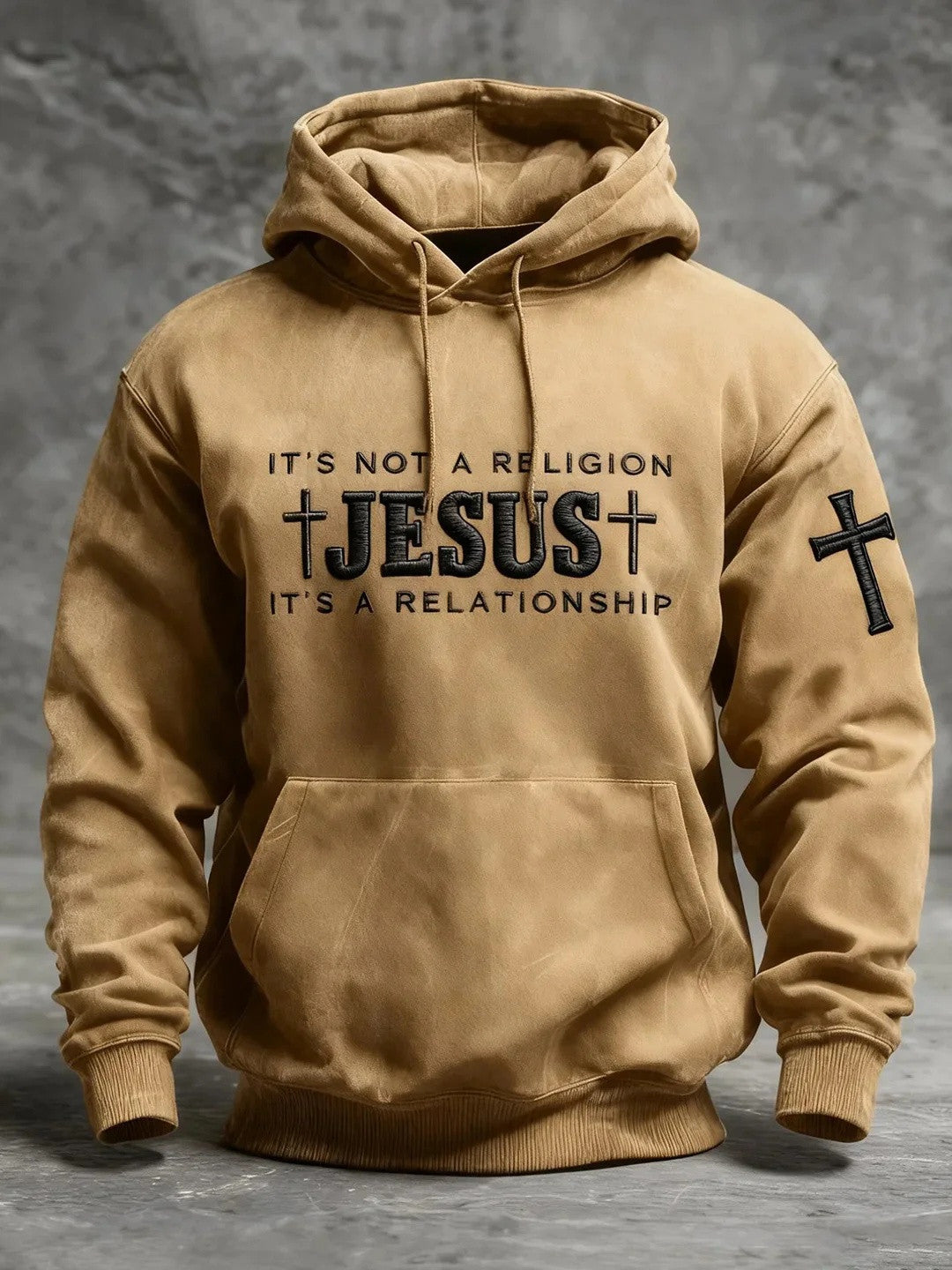 Jesus It's Not A Religion It's A Relationship Hoodie Faith Based Apparel Christian Gift For Him - Lilybirchmarket