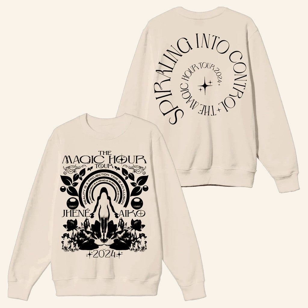 Jhene Aiko Merch The Magic Hour Tour 2024 Sweatshirt Cool Gifts For Music Lovers - Lilybirchmarket
