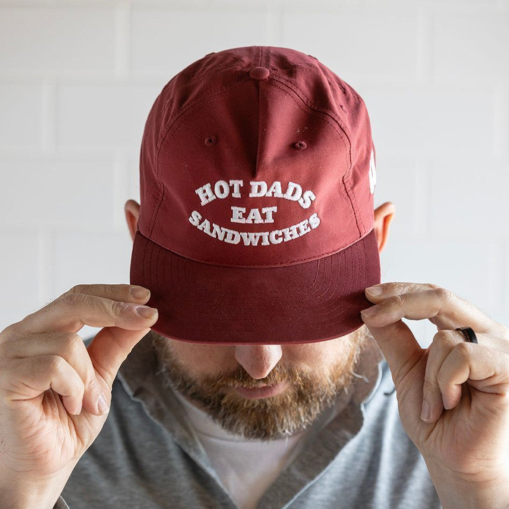 Jimmy Johns Merch Hot Dads Eat Sandwiches Embroidered Snapback Hat Gifts For Father - Lilybirchmarket