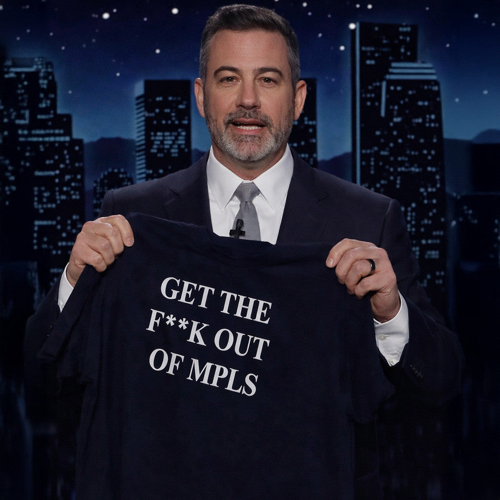 Jimmy Kimmel Get The Fck Out Of MPLS Shirt Abolish ICE Merch Get The Fck Out Of MPLS Clothing - Lily Birch Market