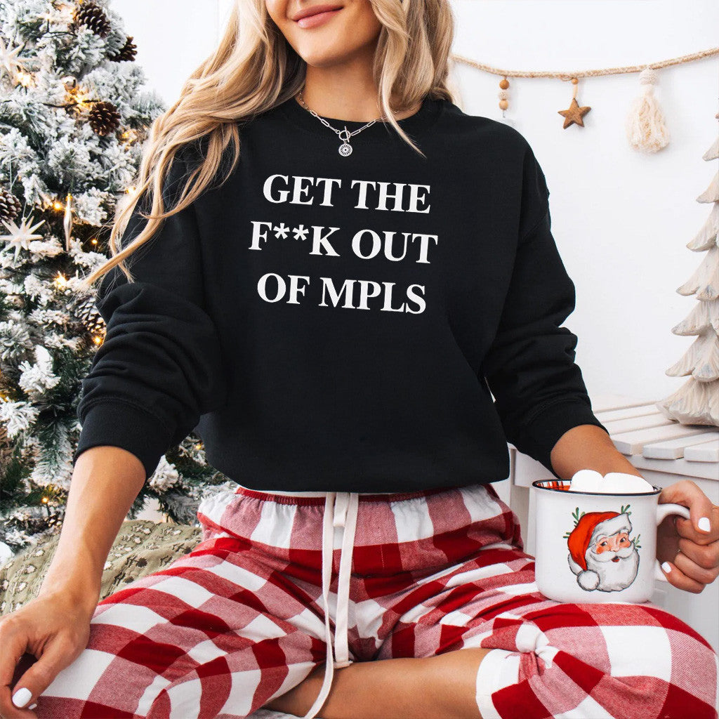 Jimmy Kimmel Get The Fck Out Of MPLS Shirt Abolish ICE Merch Get The Fck Out Of MPLS Sweatshirt - Lilybirchmarket