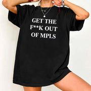 Jimmy Kimmel Get The Fck Out Of MPLS Shirt Abolish ICE Merch T-Shirt Gifts For Her - Lily Birch Market