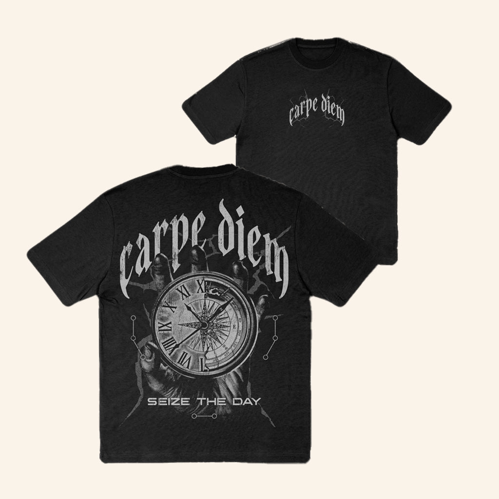 Joe Bartolozzi Merch Seize The Day Black T-Shirt Christmas Presents For Him - Lily Birch Market