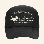Joe Jonas Merch If You Believe In Love Trucker Hat Gifts Ideas For Music Lovers - Lilybirchmarket