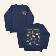 Joe Pera Merch Start Your Journey Here Crewneck Sweatshirt Gifts For Brother - Lilybirchmarket