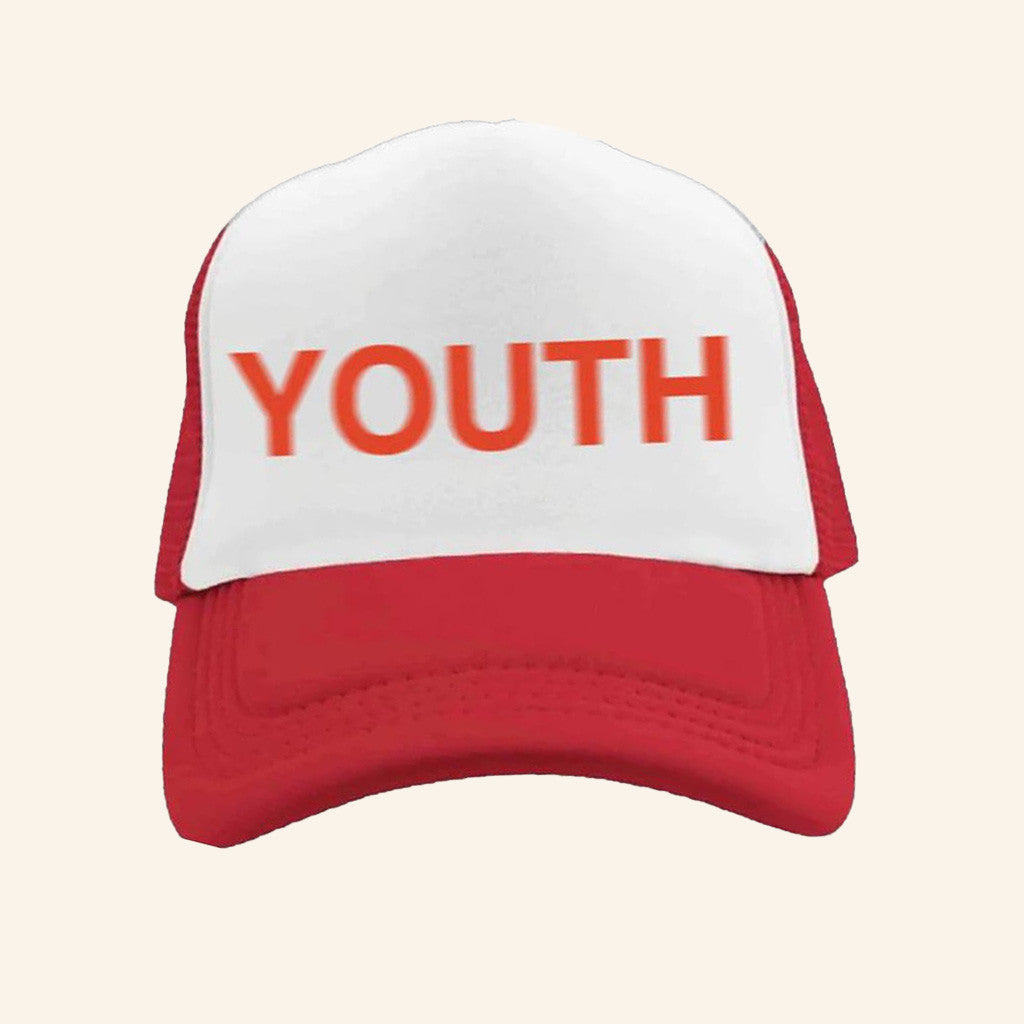 Joey Valence Brae Merch Youth Red White Trucker Hat Gifts For Dudes - Lilybirchmarket