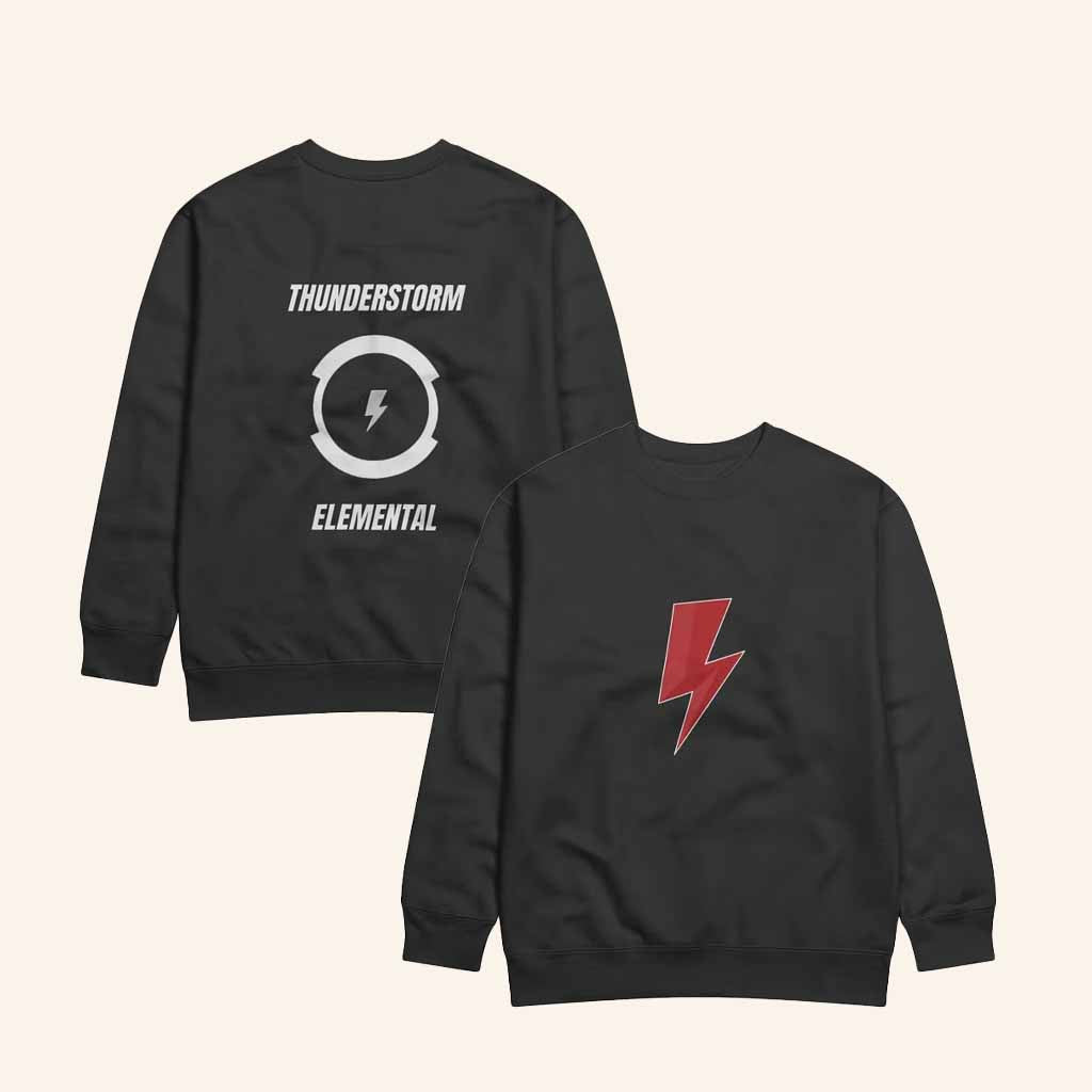 John Adrian Kimlon Merch Thunderstorm Elemental Design Sweatshirt Gifts For Besties - Lilybirchmarket