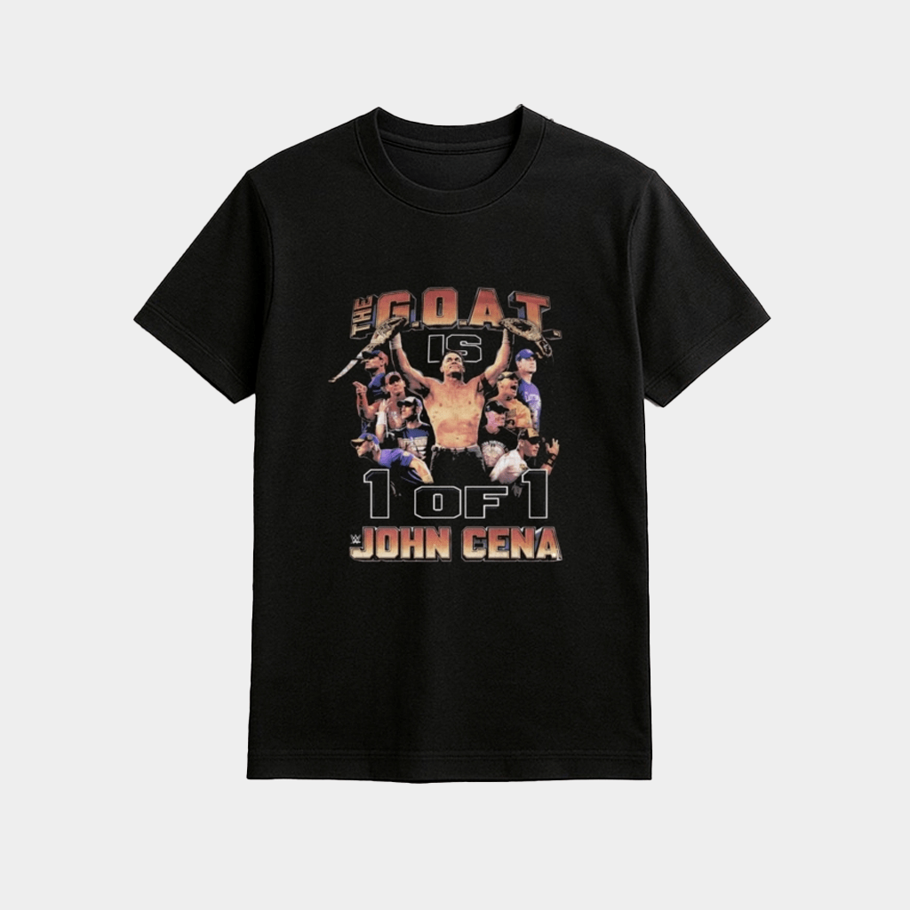 John Cena The Goat Is 1 Of 1 Shirt John Cena Merch Gifts For Wrestler Fans - Lily Birch Market