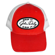 John Daly Merch Grip It N Rip It Trucker Hat Red Embroidered Gifts For Golf Dad - Lilybirchmarket