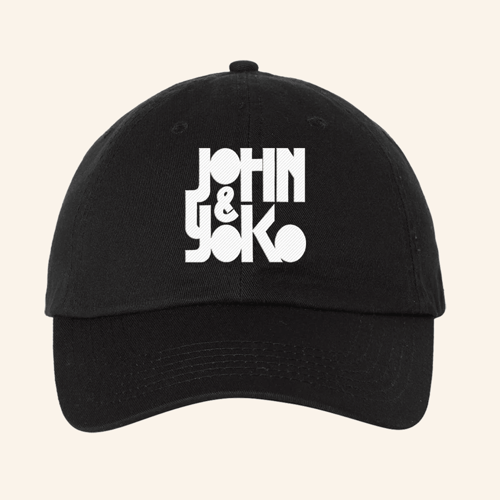 John Lennon Merch John And Yoko Hat Embroidered Gifts For Husband - Lilybirchmarket