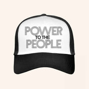 John Lennon Merch Power To The People Trucker Hat Gift Ideas For Brother - Lilybirchmarket