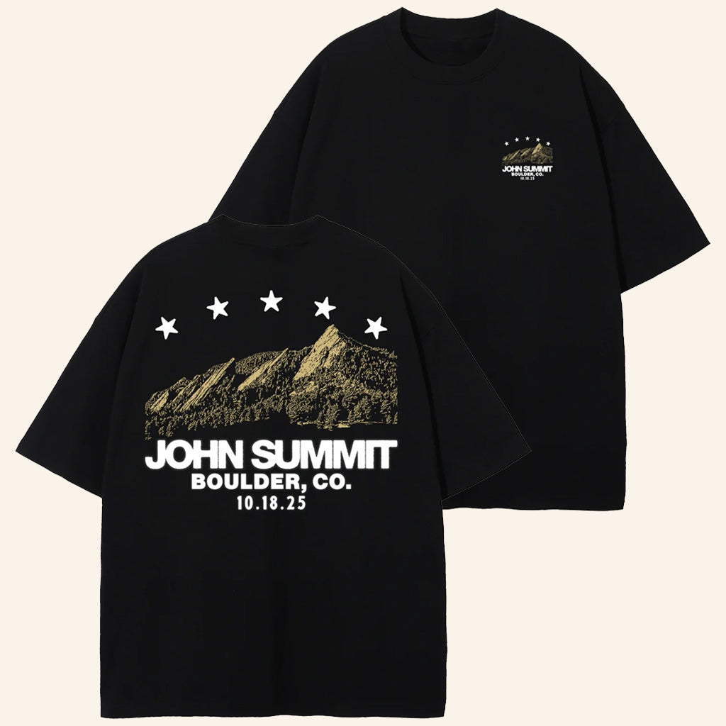 John Summit Boulder Merch John Summit Boulder T-Shirt Gifts For Dudes - Lily Birch Market