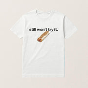 Jokic Taco Bell Shirt Jokic Rockin Taco Bell Still Won't Try It T-Shirt Gifts For Sisters - Lily Birch Market