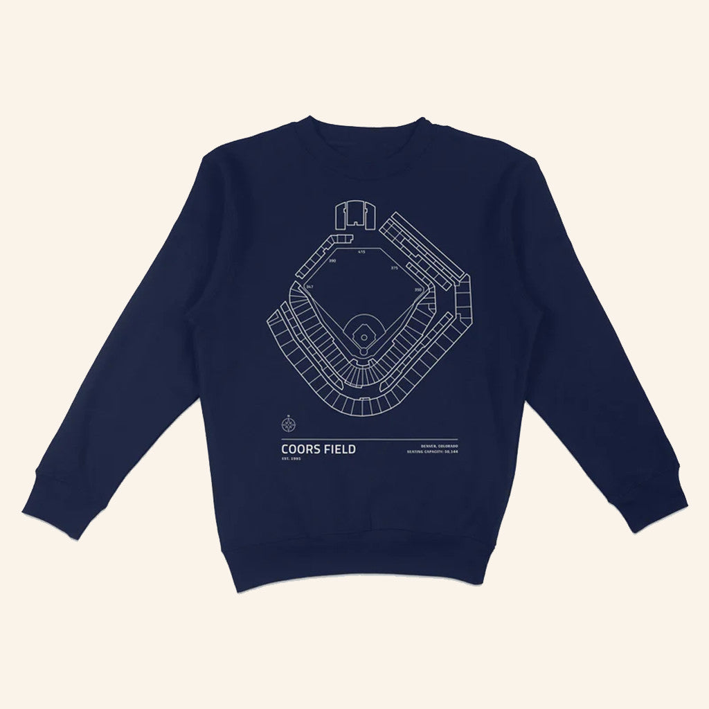 Jomboy Media Merch Coors Field Stadium Collection Sweatshirt Birthday Gift For Husband - Lilybirchmarket