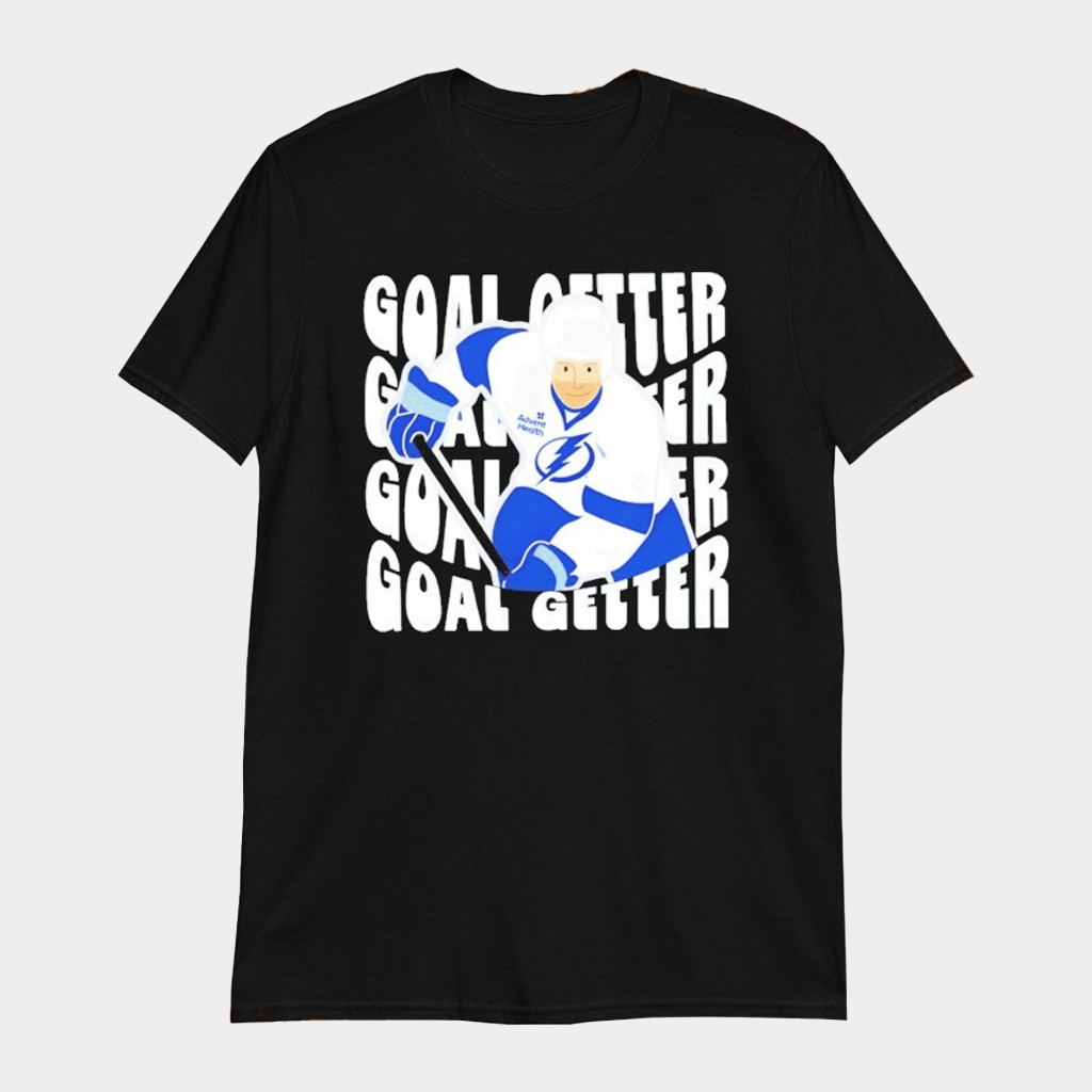 Jon Cooper Goal Getter T-Shirt Tampa Bay Lightning Merch Gifts For Ice Hockey Lovers - Lily Birch Market