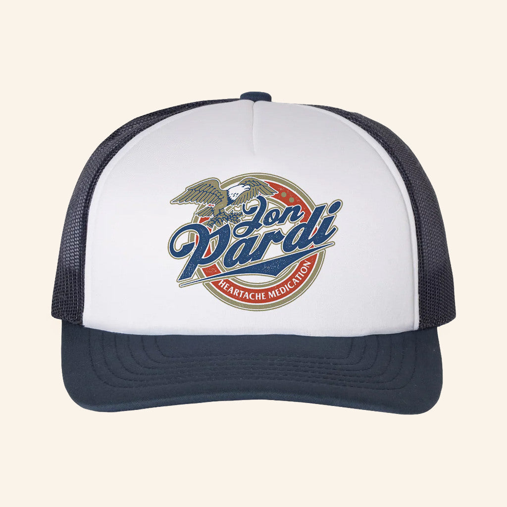 Jon Pardi Merch Heartache Medication Trucker Hat Cool Gifts For Music Lovers - Lilybirchmarket