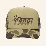 Jon Pardi Merch Jon Pardi Country Music Logo Camo Trucker Hat Gift For Dad - Lilybirchmarket