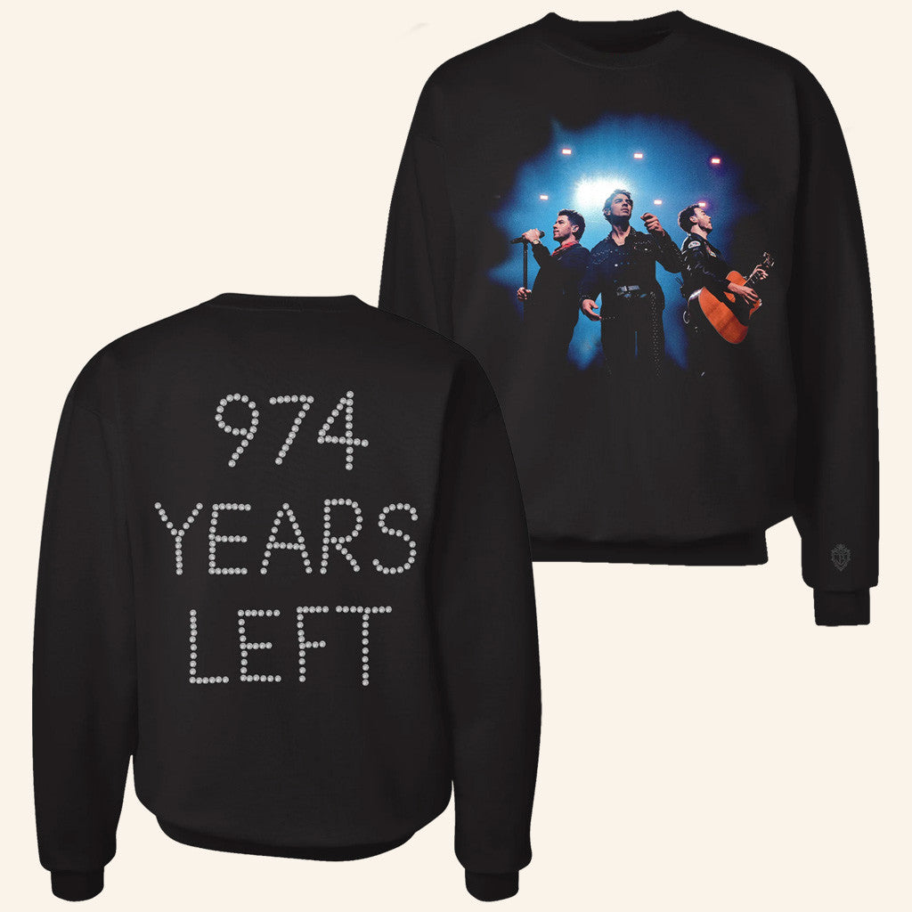 Jonas Brothers Merch 974 Years Left Sweatshirt Gifts For Pop Lovers - Lilybirchmarket