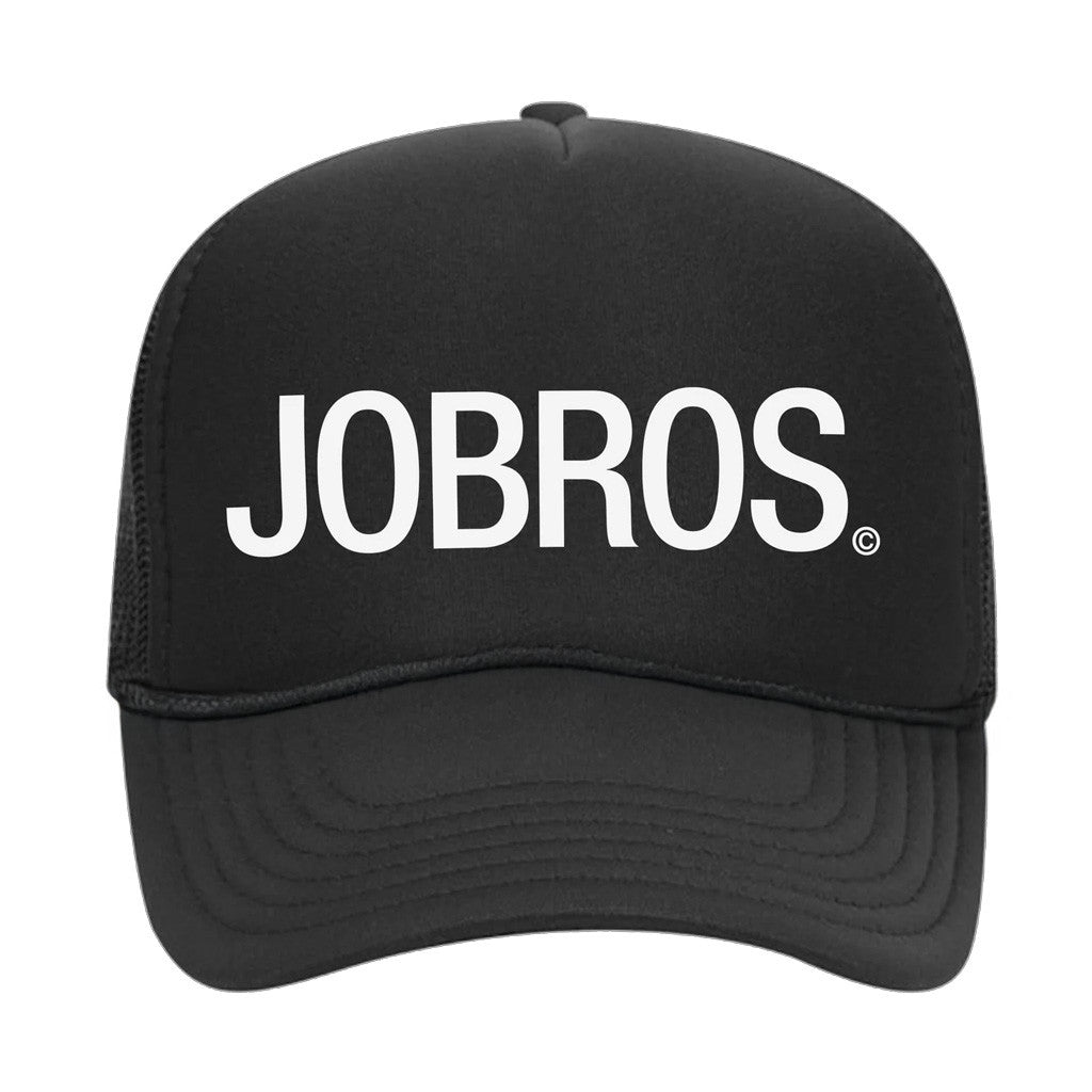 Jonas Brothers Merch JOBROS Black Trucker Hat Gifts For Fans - Lilybirchmarket