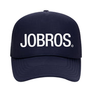 Jonas Brothers Merch JOBROS Navy Trucker Hat Gifts For Husband - Lilybirchmarket