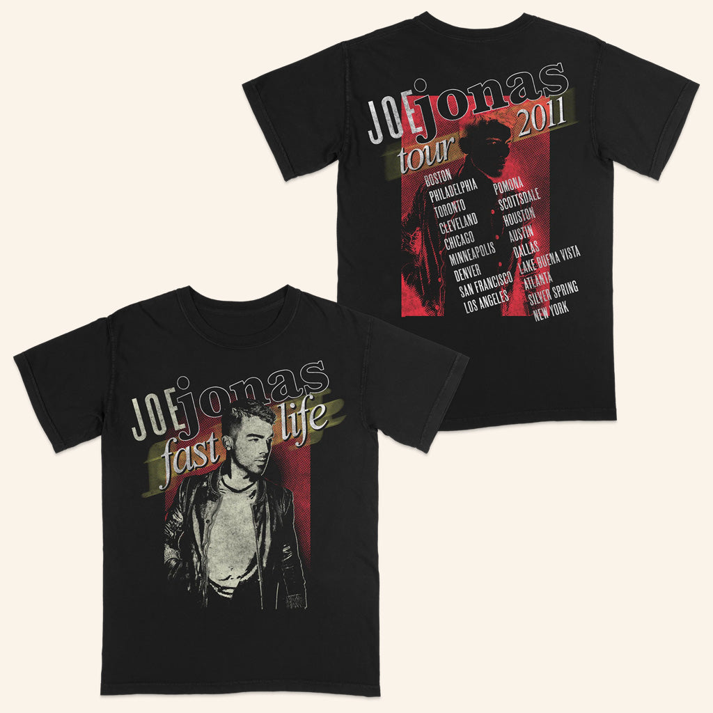Jonas Brothers Tour Merch 2025 Joe Jonas Fastlife T-Shirt Gift Ideas For Fans - Lily Birch Market