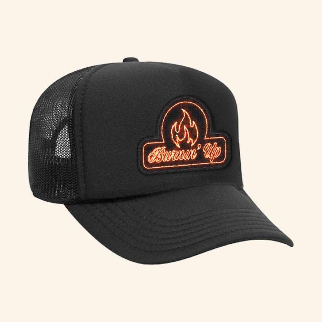 Jonas Brothers Tour Merch Burning Up Embroidered Trucker Hat Gifts For Him - Lilybirchmarket