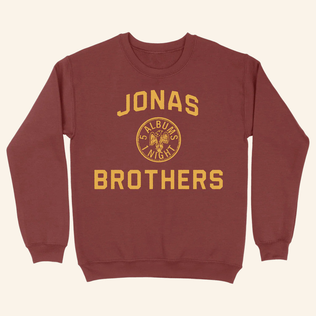 Jonas Brothers Tour Merch Emblem Sweatshirt Gifts For Husband - Lilybirchmarket