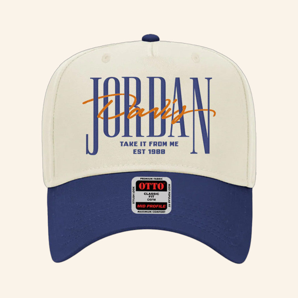 Jordan Davis Official Merch Take It From Me Two Tone Hat Unique Gift For Boyfriend - Lilybirchmarket