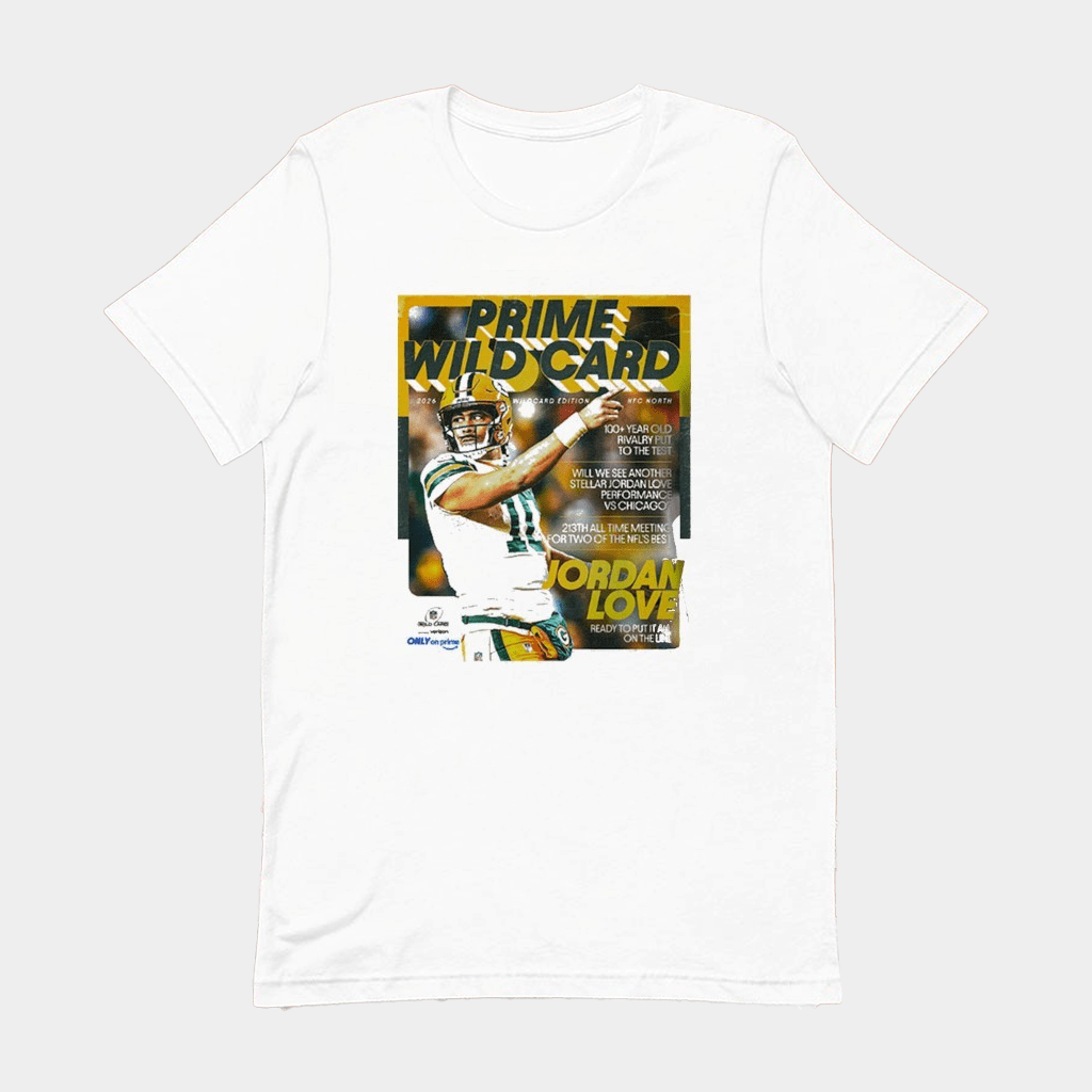 Jordan Love Prime Wild Card Ready To Put It All On The Line T-Shirt Gifts For Football Lovers - Lily Birch Market