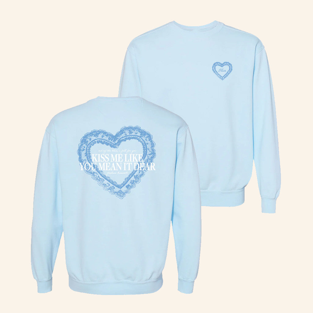 Joshua Bassett Merch Kiss Me Like You Mean It Dear Sweatshirt Christmas Gifts For Her - Lilybirchmarket