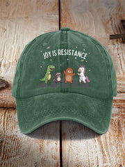 Joy Is Resistance Anti Fascism Hat Portland Frog Protest Hat Protest Merch Gifts For Supporters - Lilybirchmarket