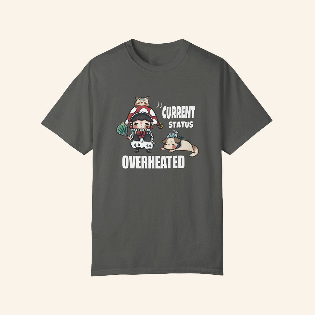JPLAND Merch Plan Overheated T-Shirt Current Status Overheated Shirt Summer Gifts - Lily Birch Market